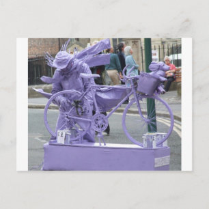Postal Pedalero púrpura