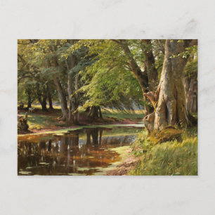 Postal Peder Monsted - Paisaje Forestal