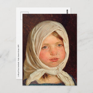 Postal Peder Severin Kroyer - Niña pequeña de Hornbaek