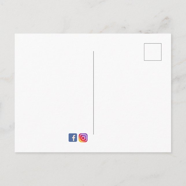 Postal Pedido personalizado para Tina (Reverso)