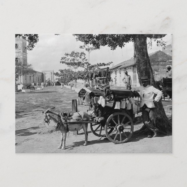 Postal Pedófilo de carroña de cabra, Cuba: 1920