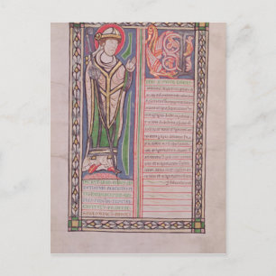 Postal Pedro Lombardo Obispo de París