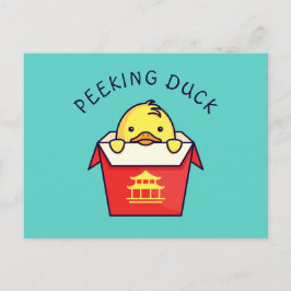 Postal Peeking Duck Pun