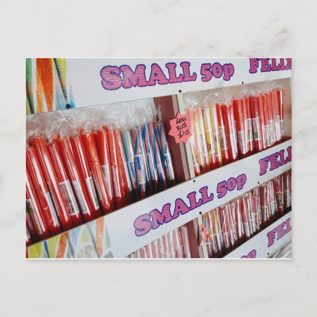 Postal Pegar al rock (Anverso)