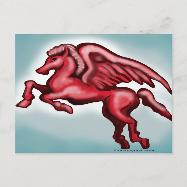 Postal Pegaso (Anverso)