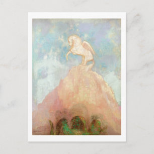 Postal Pegaso blanco, c.1908 (aceite en lona)