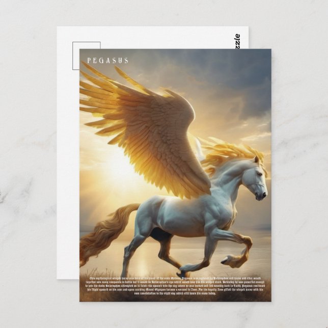 Postal Pegasus (Anverso / Reverso)