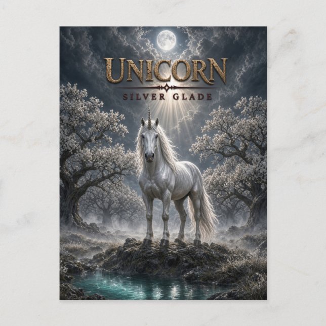 Postal Pegasus Dawn Mesas Dark Cinema (Anverso)