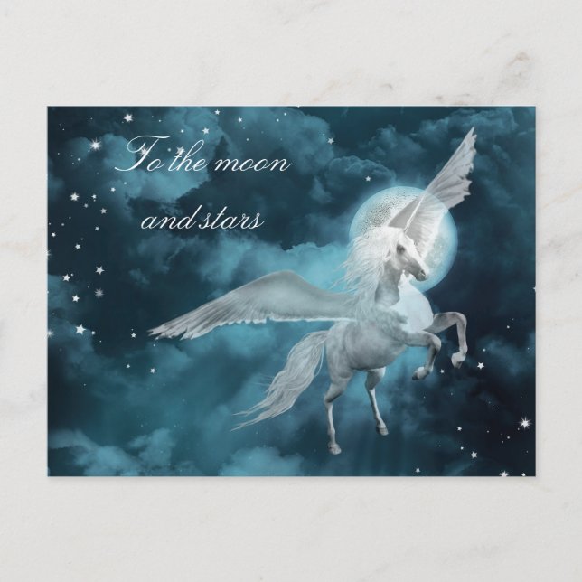 Postal Pegasus lunar (Anverso)