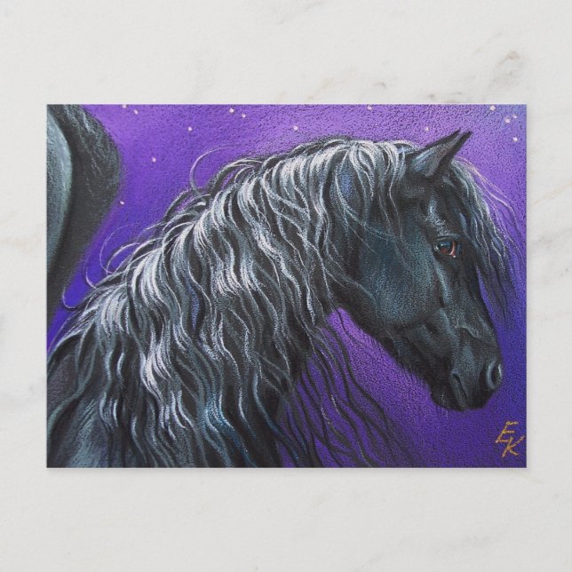 Postal Pegasus nocturno (Anverso)