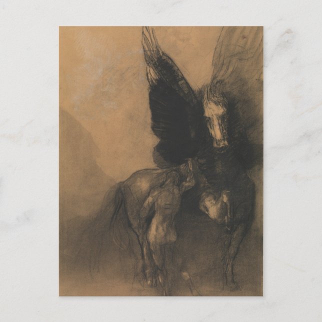 Postal Pegasus y Bellerophon (Anverso)