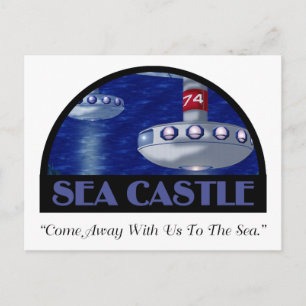 Postal Pegatina de viajes
