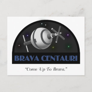 Postal Pegatina del viaje