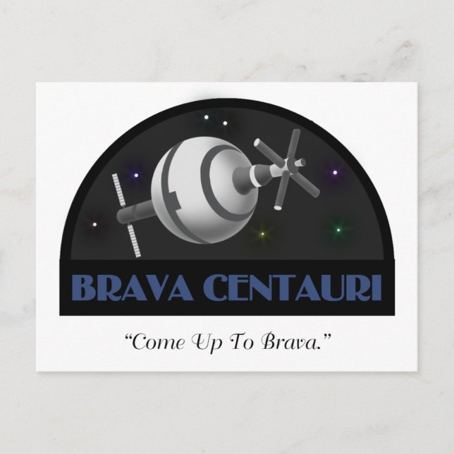 Postal Pegatina del viaje (Anverso)