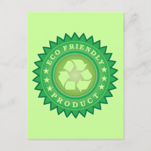 Postal Pegatina Eco Friendly