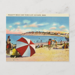 Postal Peggotty Beach Third Cliff Scituate, Massachusetts