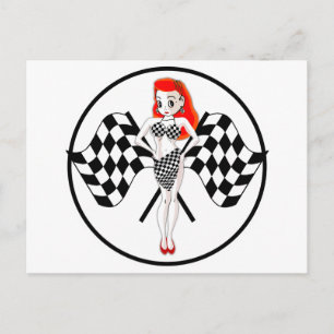 Postal Peggy Pitstop Race Flags