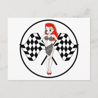 Postal Peggy Pitstop Race Flags