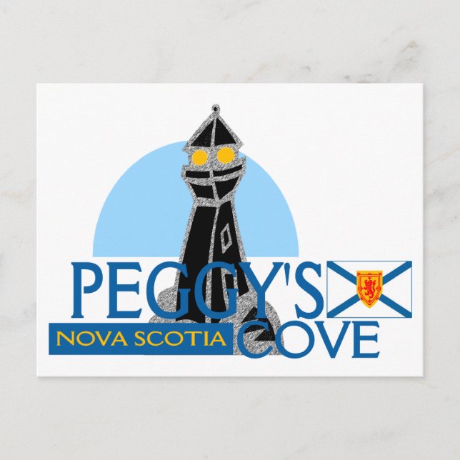 Postal Peggy's Cove Nova Scotia (Anverso)