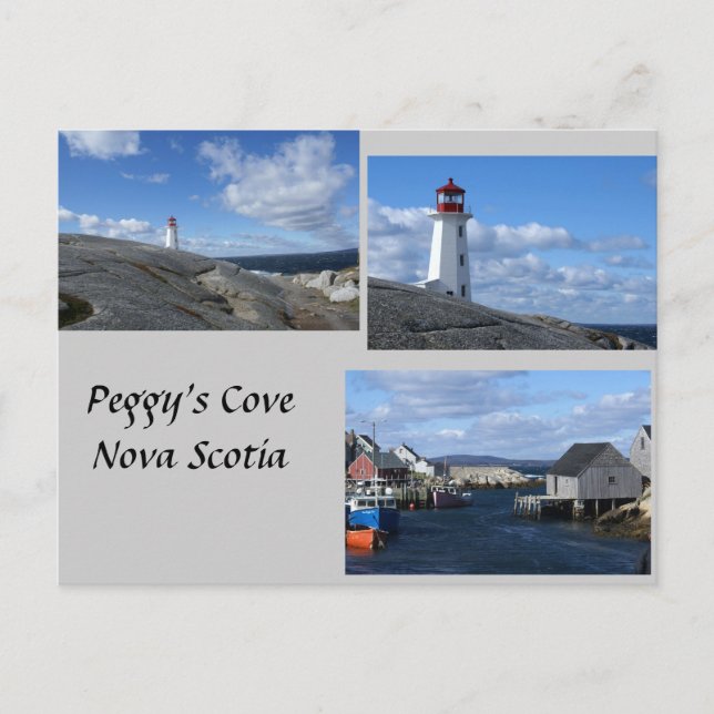 Postal Peggy's Cove Nova Scotia (Anverso)