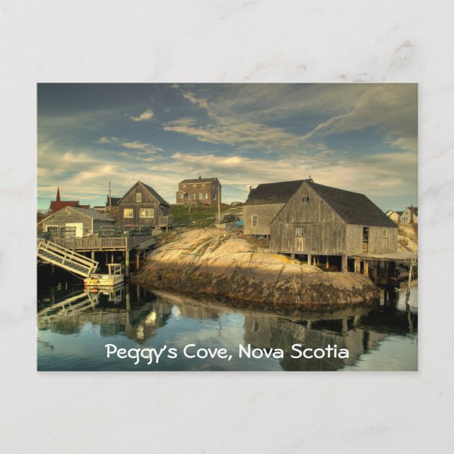 Postal Peggy's Cove, Nueva Escocia (Anverso)