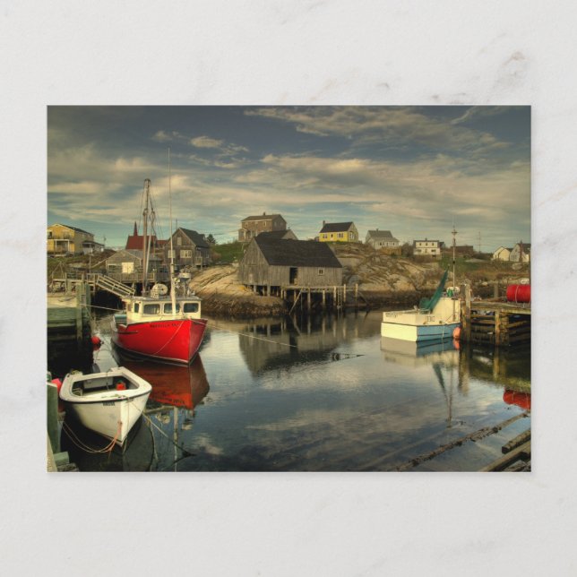 Postal Peggy's Cove, Nueva Escocia (Anverso)