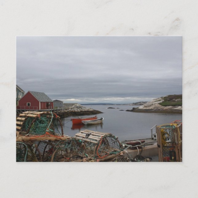 Postal Peggy's Cove, Nueva Escocia (Anverso)