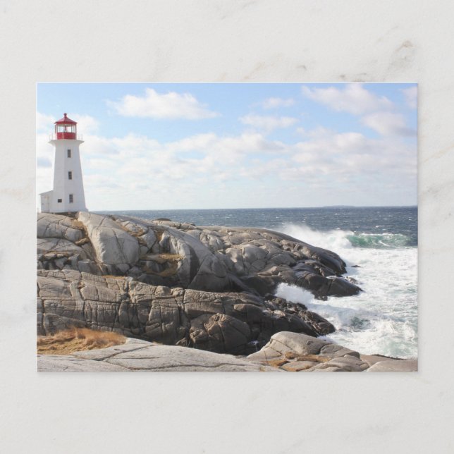 Postal Peggy's Cove, Nueva Escocia (Anverso)