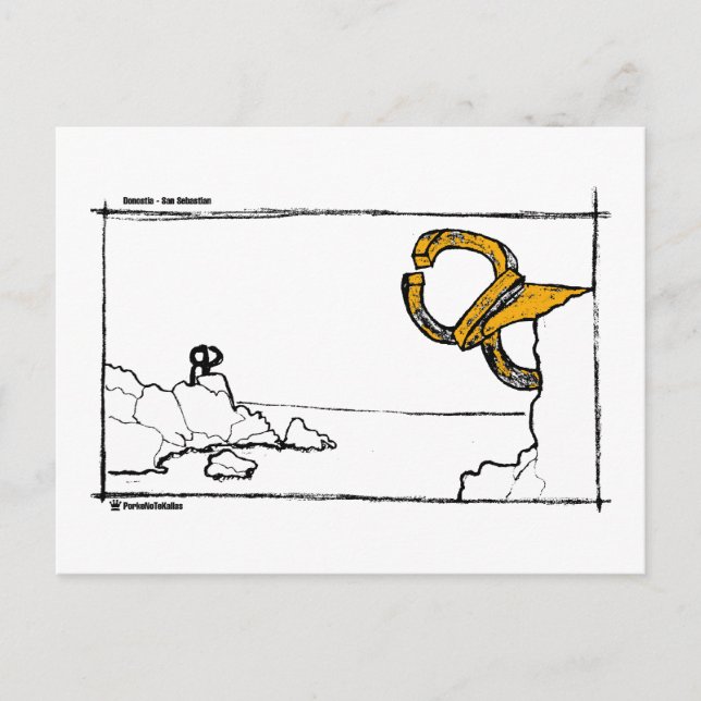 Postal peine de los vientos 2 (Anverso)