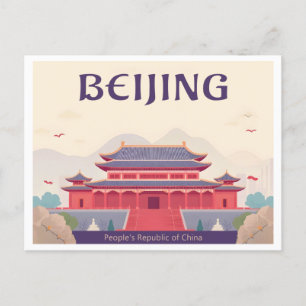 Postal Pekín China: Los viajes prohibidos del Pastel de C