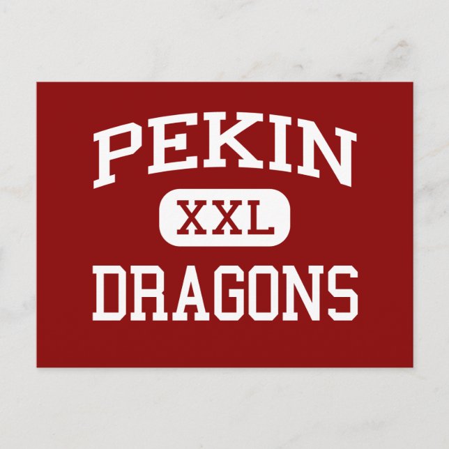 Postal Pekin - Dragones - Comunidad - Pekin Illinois (Anverso)