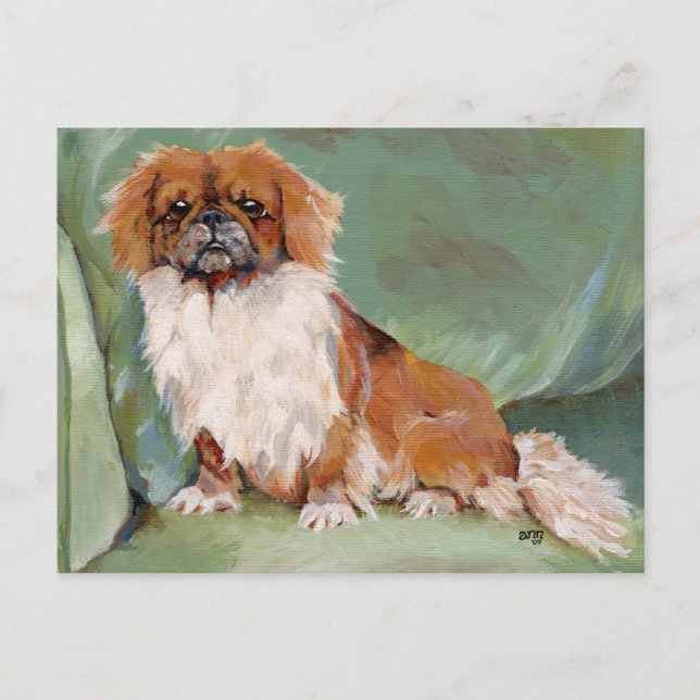 Postal Pekinés (Anverso)