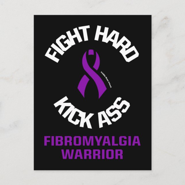 Postal Pelea duro... Fibro (Anverso)