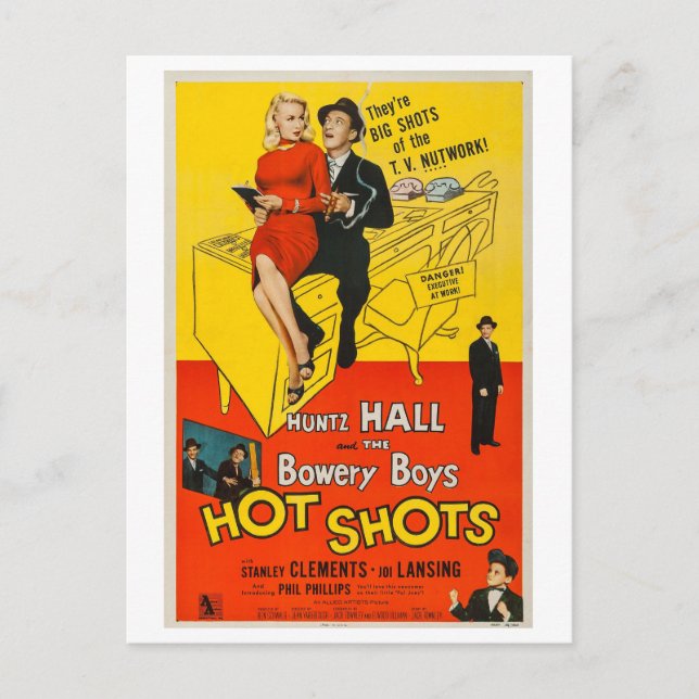 Postal Película de 1956 Hot Shots (Anverso)