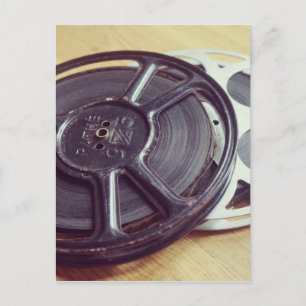 Postal Película de carrete de película vintage