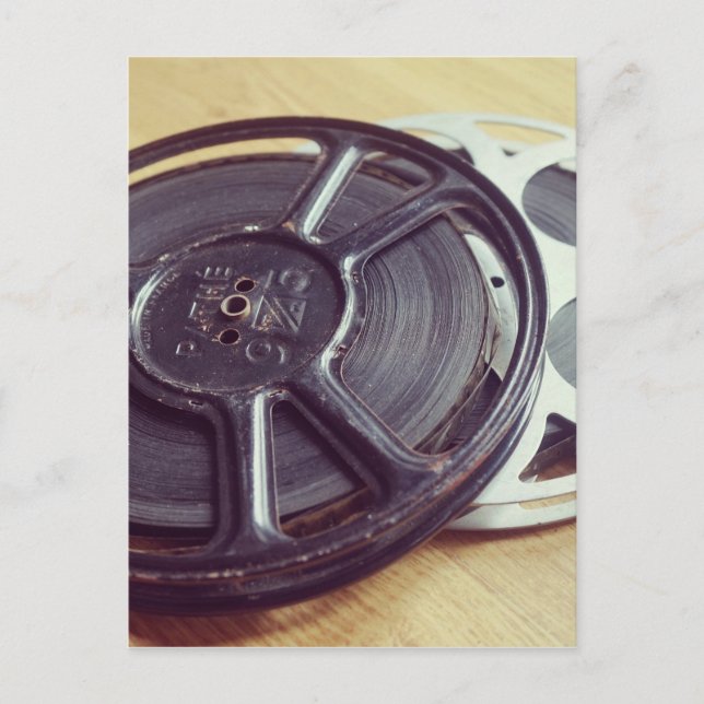 Postal Película de carrete de película vintage (Anverso)