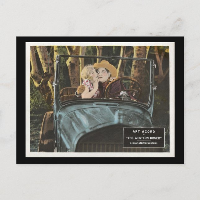 Postal Película de Occidente Rover Silenciosa de 1927 (Anverso)