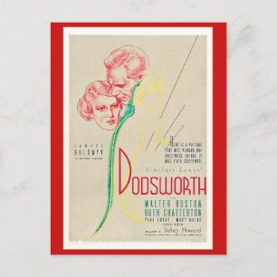 Postal Película Dodsworth (1935), película de movimiento,