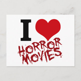Postal Películas de terror de corazón