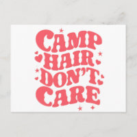 Pelo de campamento no importa chicas de camping de