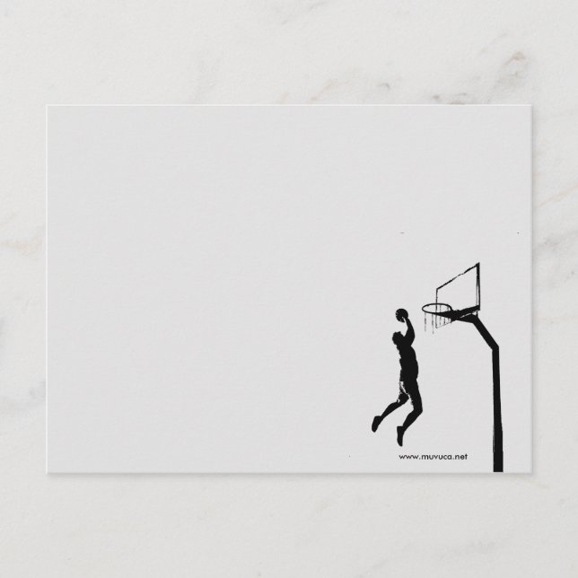 POSTAL PELOTA DE BALONCESTO (Anverso)