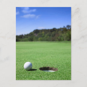 Postal pelota de golf