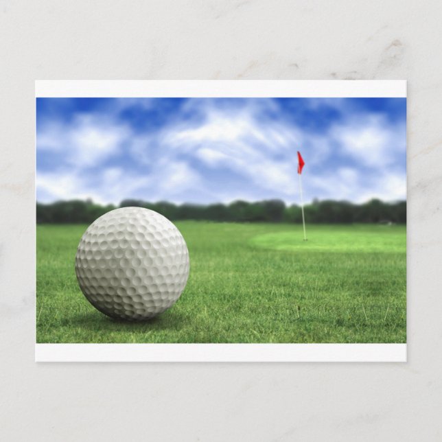 Postal Pelota de golf 4 (Anverso)