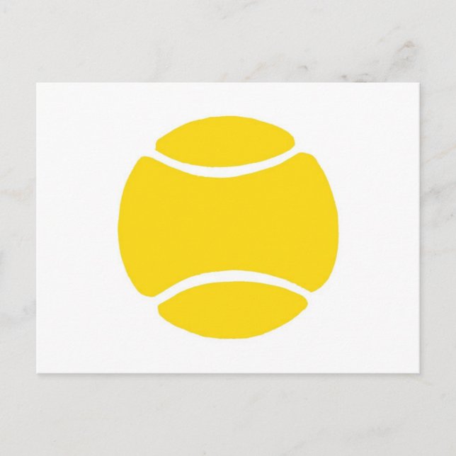 Postal Pelota de tenis (Anverso)