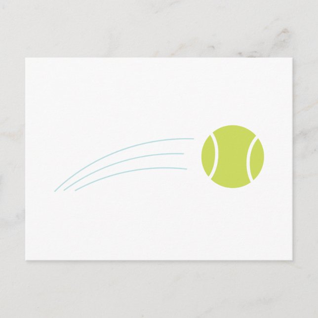 Postal Pelota de tenis (Anverso)