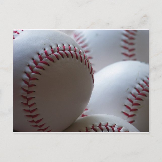 Postal Pelotas de béisbol (Anverso)