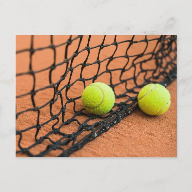 Postal Pelotas de tenis (Anverso)