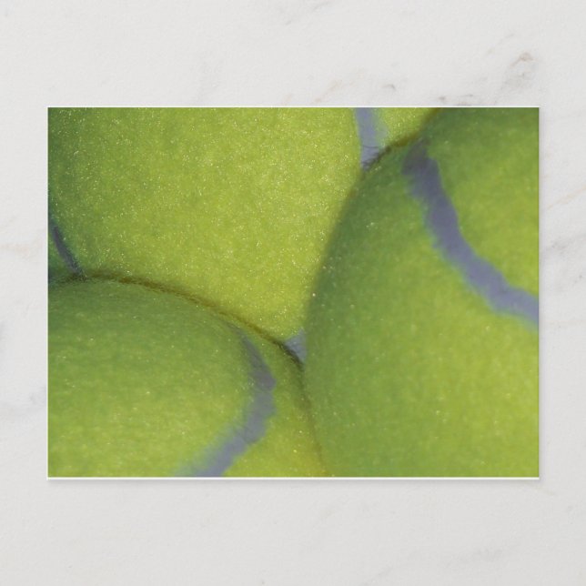 Postal Pelotas de tenis (Anverso)