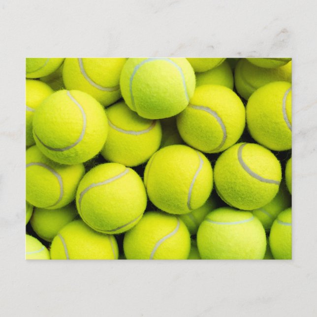 Postal Pelotas de tenis (Anverso)