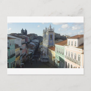 Postal Pelourinho, Salvador, Bahía, Brasil